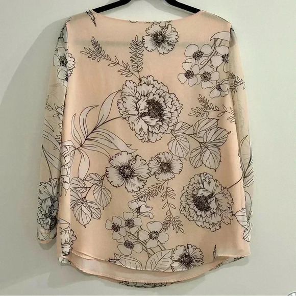 EUC Calvin Klein Floral Blouse - Picture 3 of 3